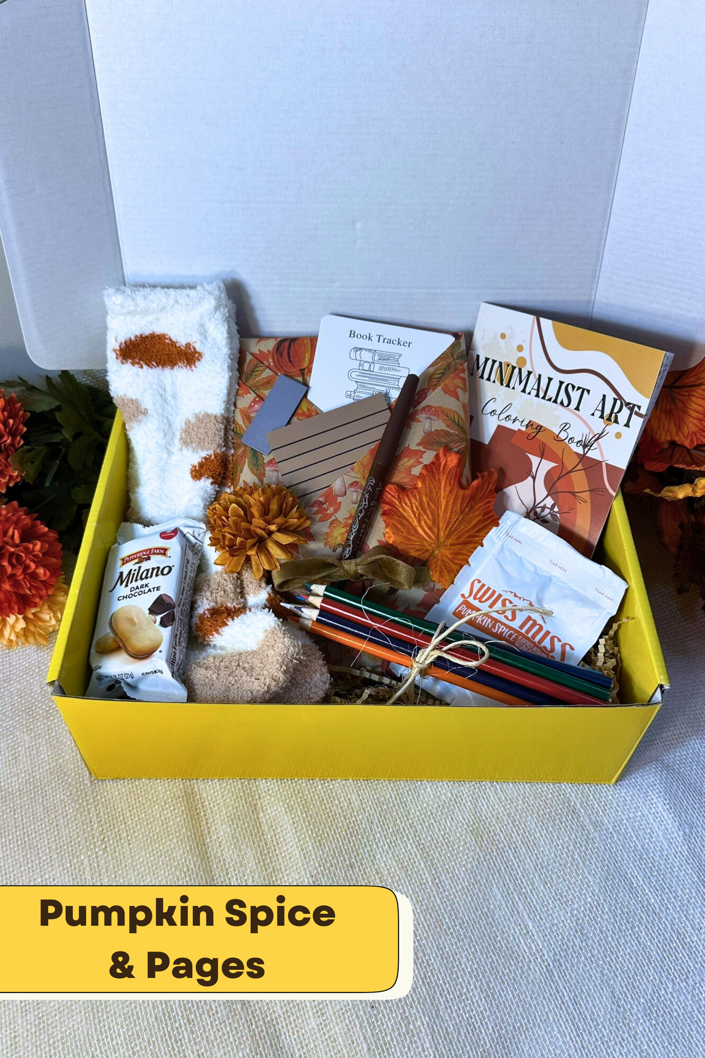 Fall Blind Date With a Book Box – Cozy Autumn Gift Set With Surprise Book & Seasonal Treats
