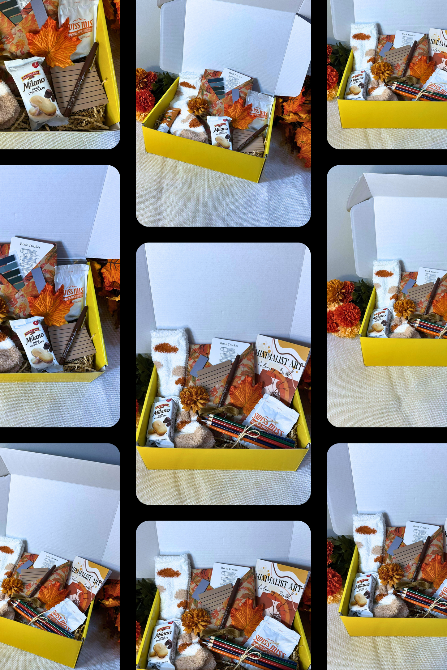 Fall Blind Date With a Book Box – Cozy Autumn Gift Set With Surprise Book & Seasonal Treats