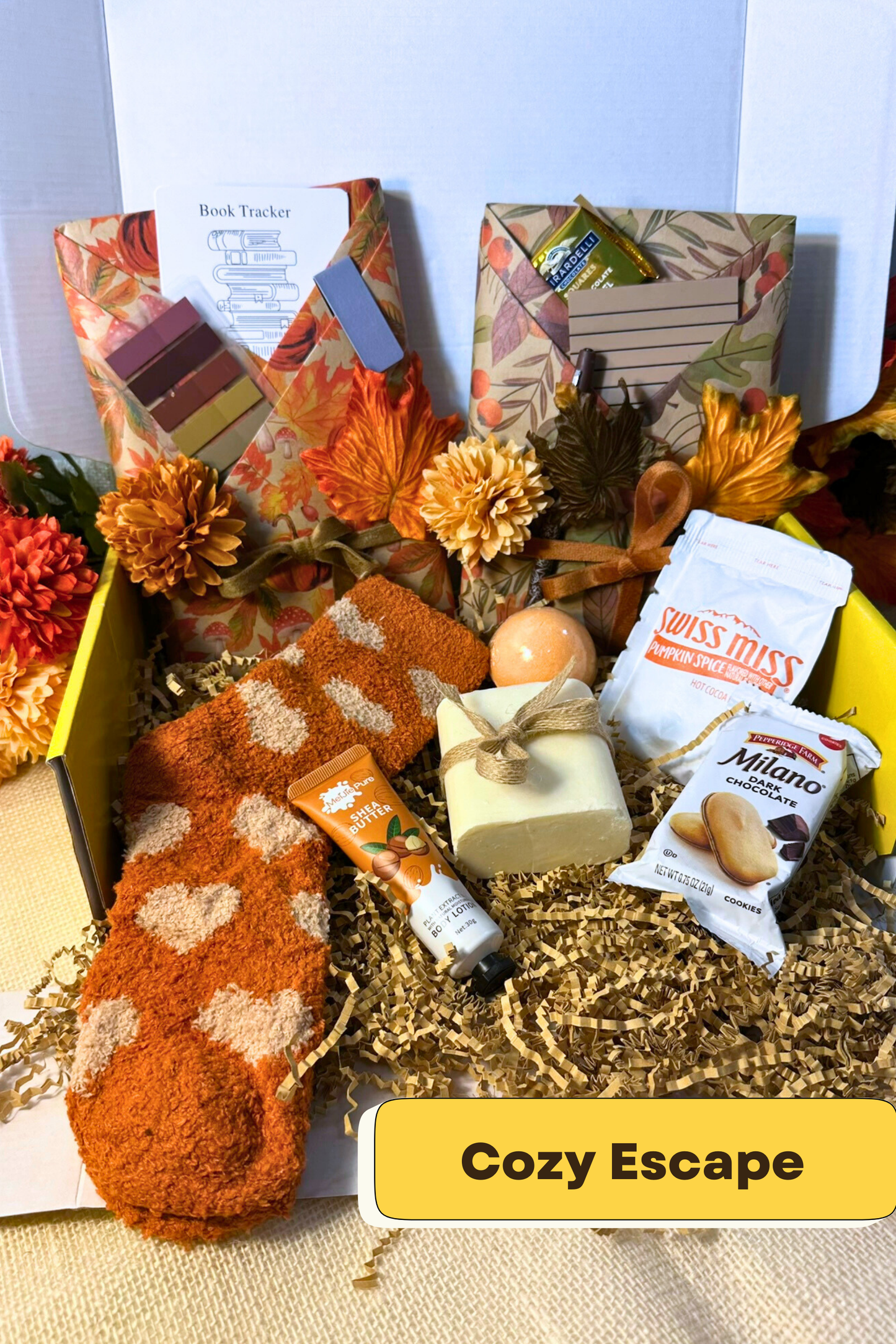 Fall Blind Date With a Book Box – Cozy Autumn Gift Set With Surprise Book & Seasonal Treats