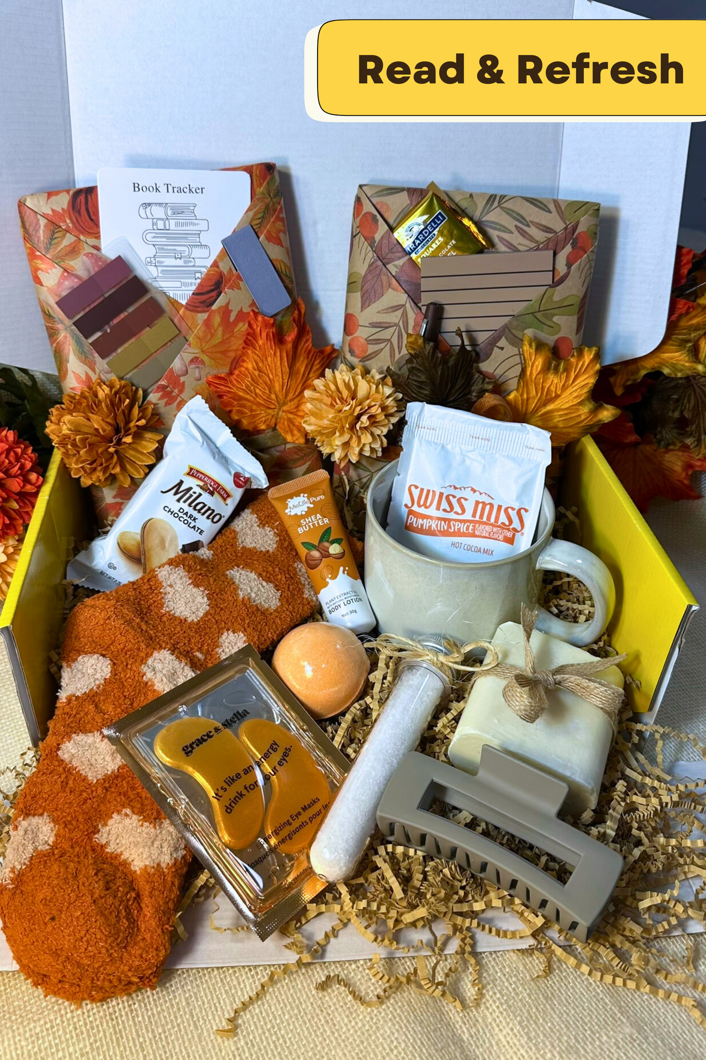 Fall Book Lover Spa Box | Blind Date with a Book Spa Set