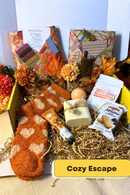 Fall Blind Date With a Book Box – Cozy Autumn Gift Set With Surprise Book & Seasonal Treats