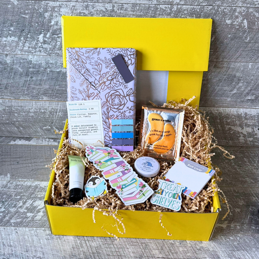 Book Lover Gift Box – Surprise Book with Spa Set